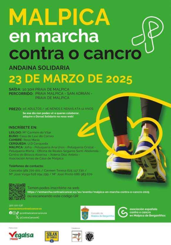 En Marcha Contra o Cancro en Malpica de Bergantiños