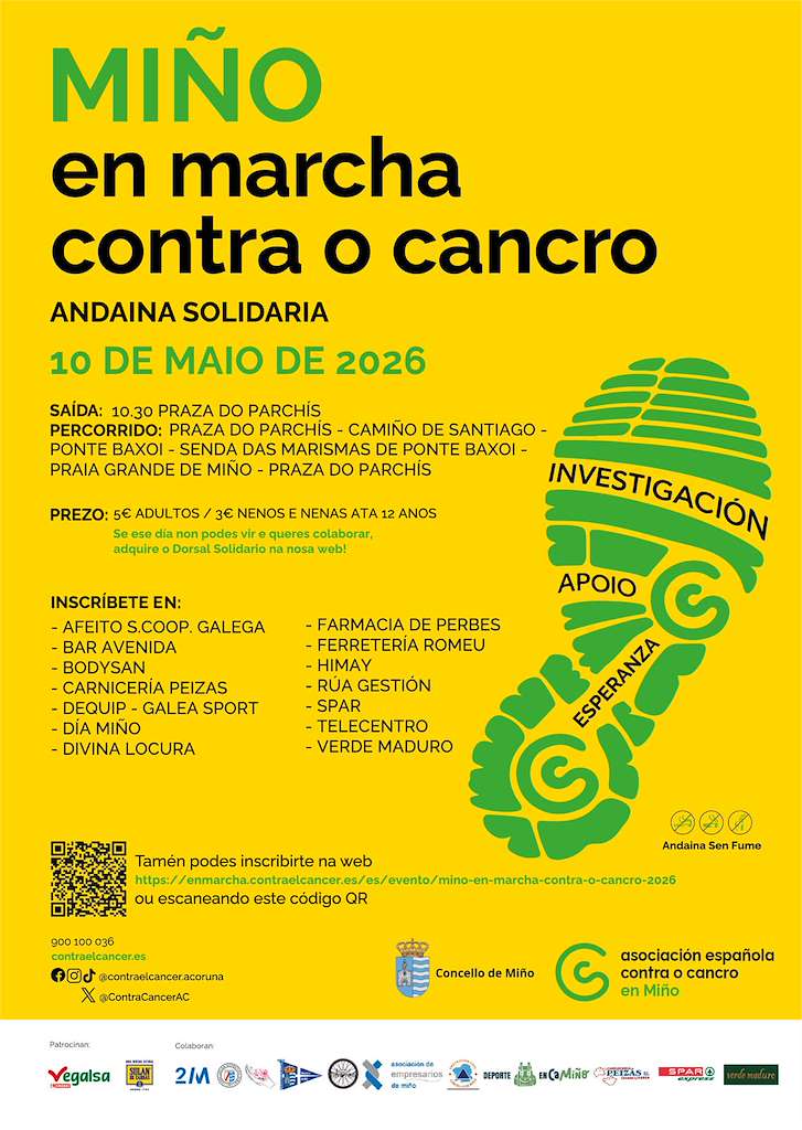 En Marcha Contra o Cancro (2026) en Miño