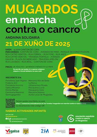 Fechas, información, programa, cartel, imágenes, mapa y ubicación de En Marcha Contra o Cancro  en  Mugardos