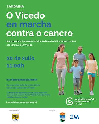 Fechas, información, programa, cartel, imágenes, mapa y ubicación de En Marcha Contra o Cancro  en  O Vicedo