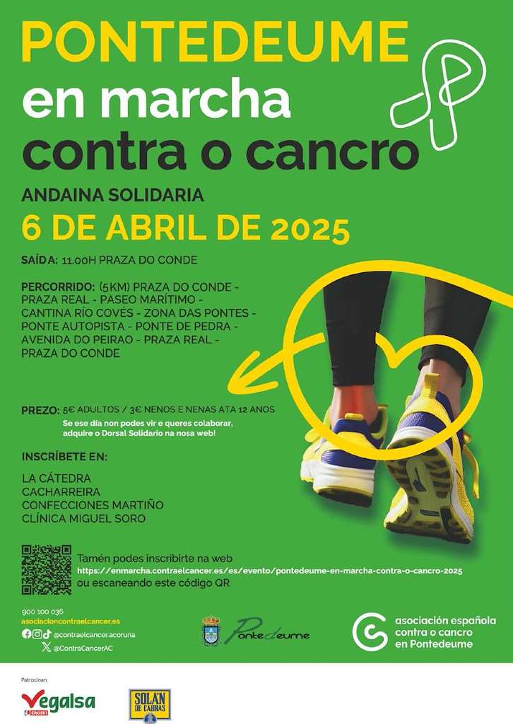 En Marcha Contra o Cancro (2025) en Pontedeume