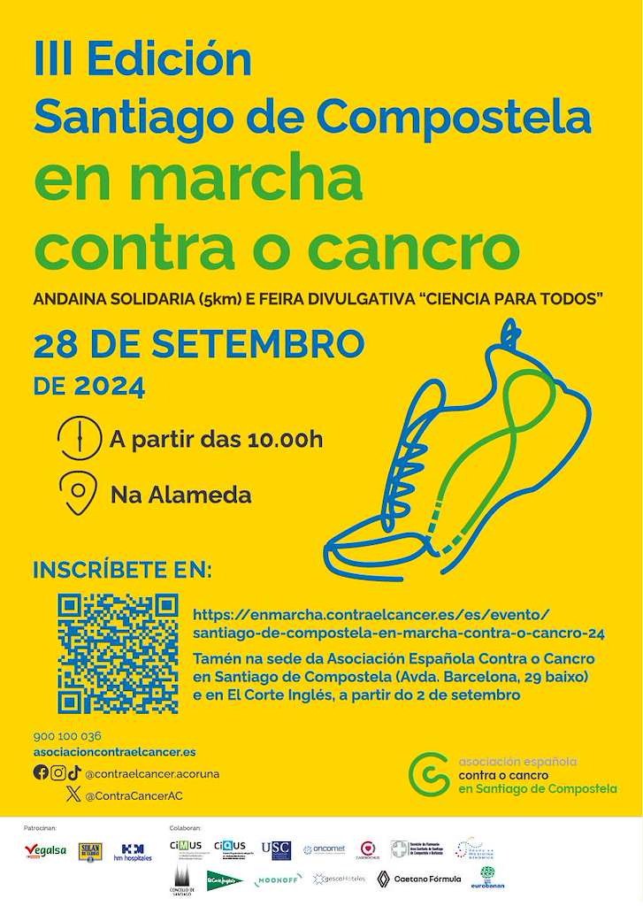 En Marcha Contra o Cancro (2024) en Santiago de Compostela