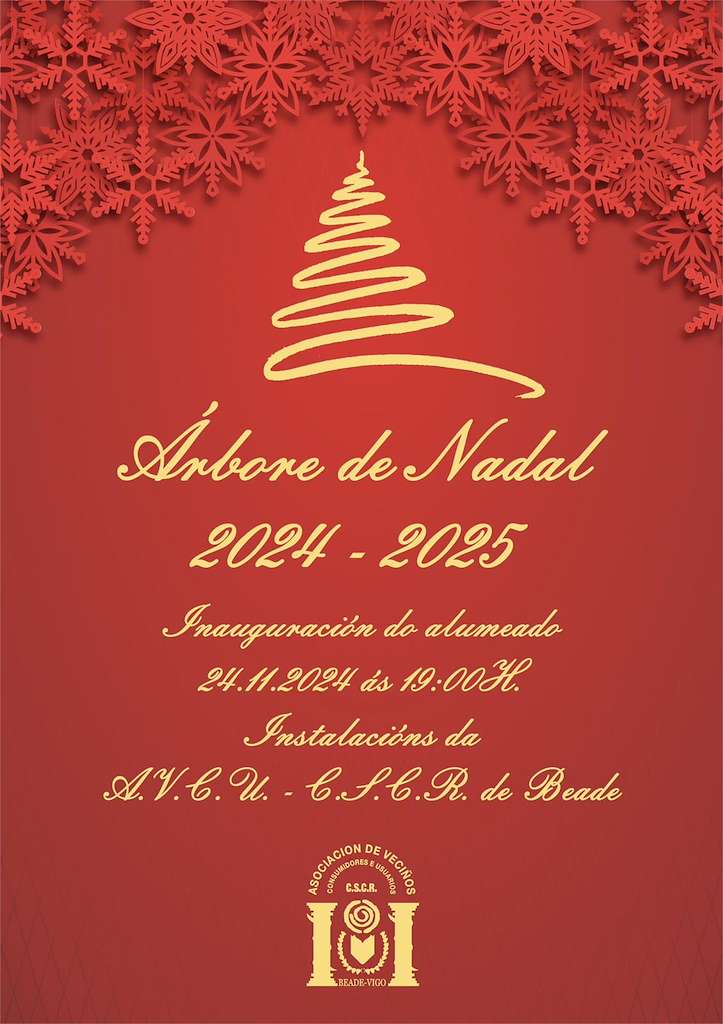 Encendido da Árbore de Nadal de Beade en Vigo