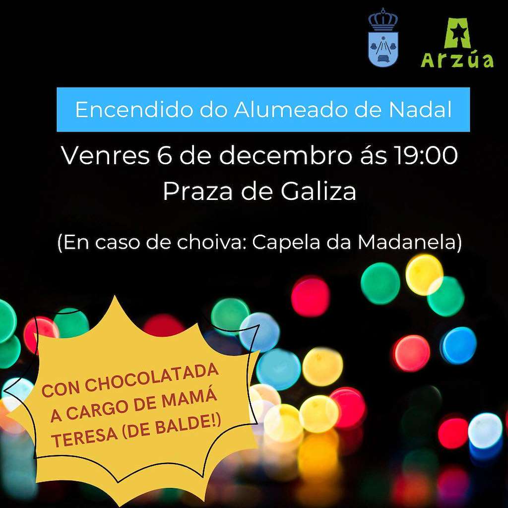 Encendido do Alumeado de Nadal en Arzúa