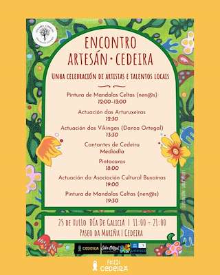 Fechas, información, programa, cartel, imágenes, mapa y ubicación de Encontro Artesán  en  Cedeira