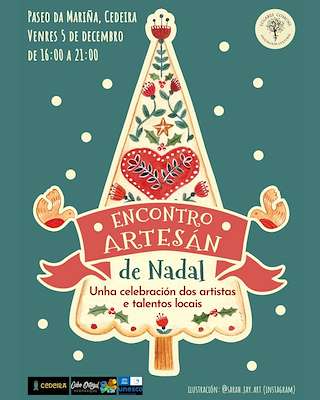 Fechas, información, programa, cartel, imágenes, mapa y ubicación de Encontro Artesán de Nadal (2025)  en  Cedeira