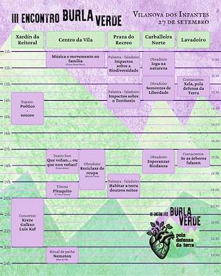 Fechas, información, programa, cartel, imágenes, mapa y ubicación de III Encontro Burla Verde  en  Celanova
