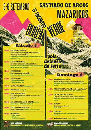 Fechas, información, programa, cartel, imágenes, mapa y ubicación de IV Encontro Burla Verde (2026) en Mazaricos