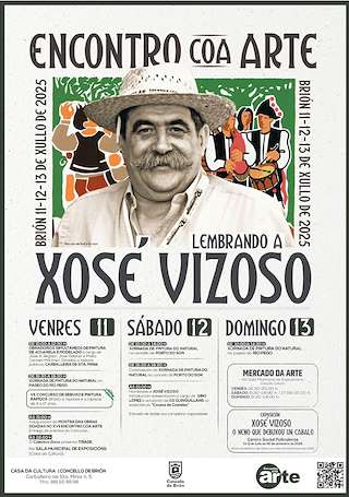 Fechas, información, programa, cartel, imágenes, mapa y ubicación de Encontro coa Arte - Lembrando a Xosé Vizoso  en  Brión