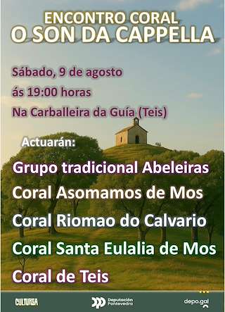 Fechas, información, programa, cartel, imágenes, mapa y ubicación de Encontro Coral O Son da Cappella de Teis  en  Vigo