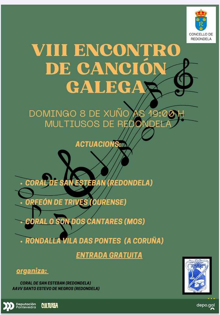 VIII Encontro da Canción Galega (2025) en Redondela