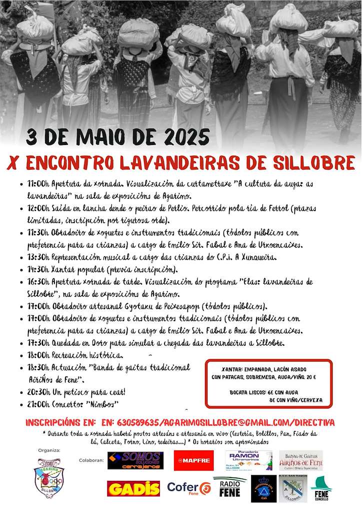 X Encontro das Lavandeiras de Sillobre (2025) en Fene
