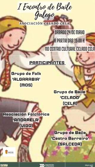 Fechas, información, programa, cartel, imágenes, mapa y ubicación de I Encontro de Baile Galego  en  Mos