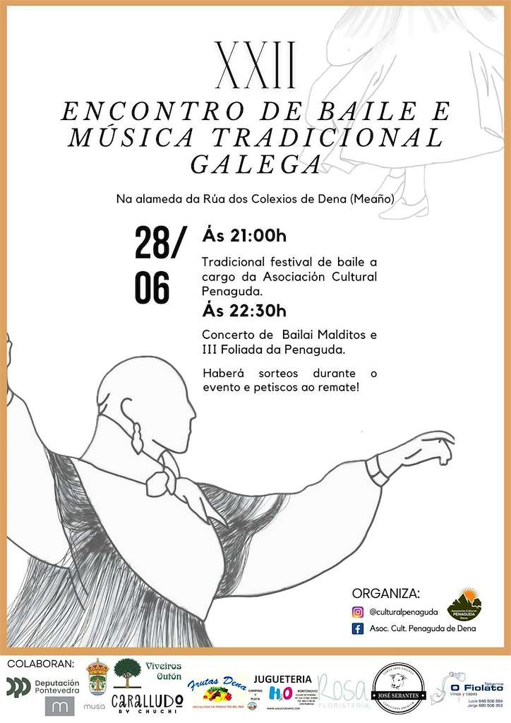 XXII Encontro de Baile Rexional e Música Tradicional Galega (2025) en Meaño