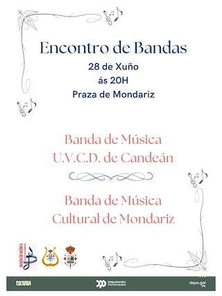Fechas, información, programa, cartel, imágenes, mapa y ubicación de Encontro de Bandas (2026) en Mondariz