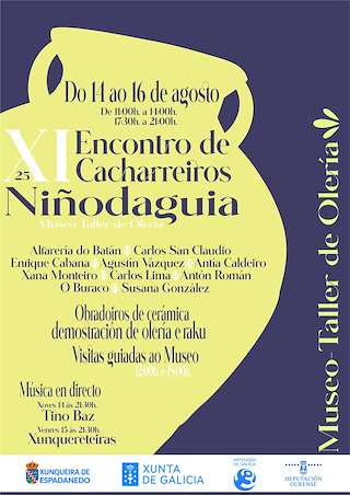 Fechas, información, programa, cartel, imágenes, mapa y ubicación de XI Encontro de Cacharreiros  en  Xunqueira de Espadanedo