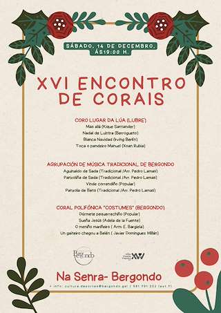 Fechas, información, programa, cartel, imágenes, mapa y ubicación de XVI Encontro de Corais  en  Bergondo