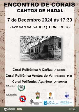 Fechas, información, programa, cartel, imágenes, mapa y ubicación de Encontro de Corais - Cantos de Nadal  en  O Porriño