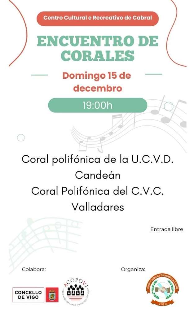 Encontro de Corais de Cabral en Vigo
