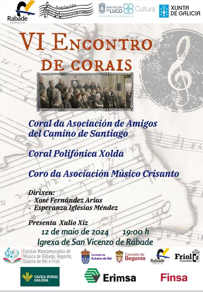 VI Encontro de Corais en Rábade
