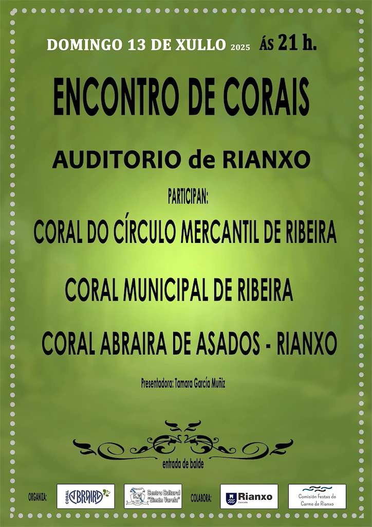 Encontro de Corais (2025) en Rianxo