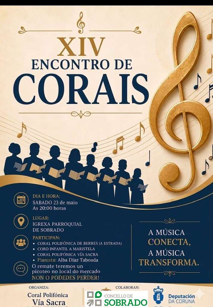 XIV Encontro de Corais (2026) en Sobrado