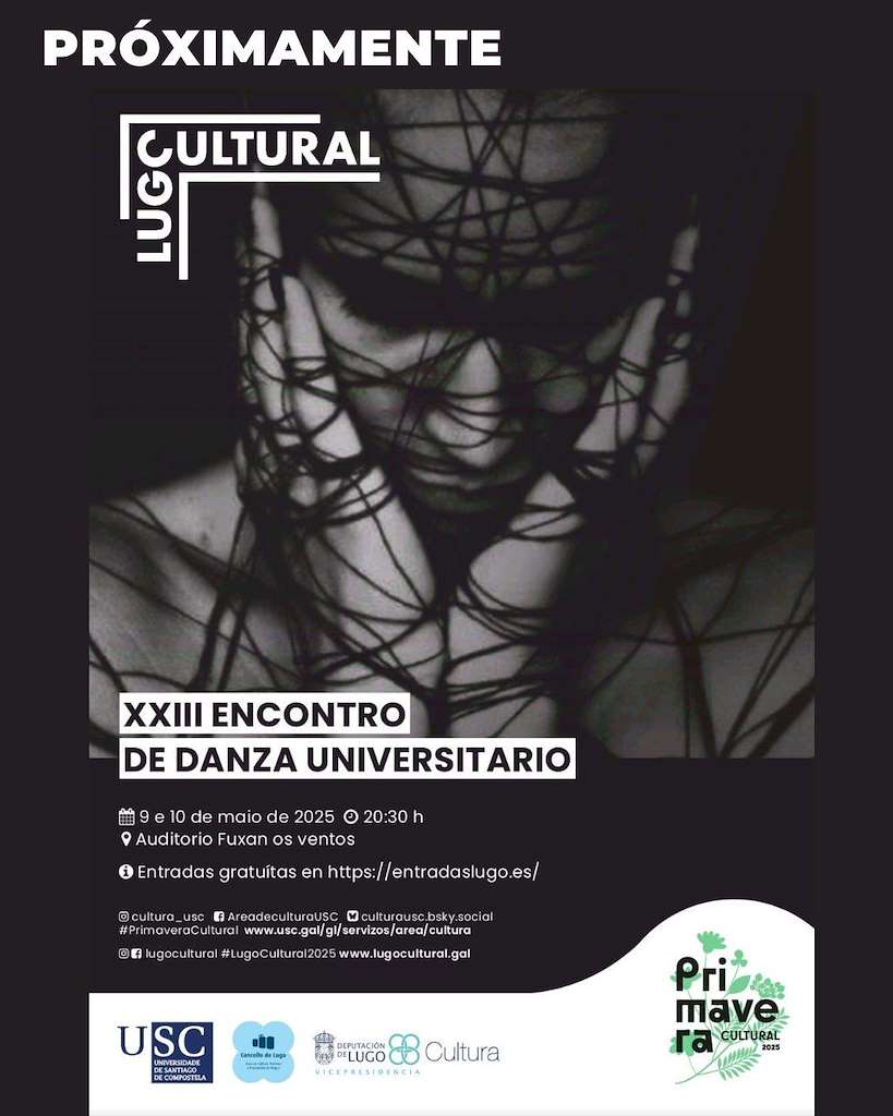 XXIII Encontro de Danza Universitario (2025) en Lugo