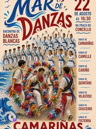Fechas, información, programa, cartel, imágenes, mapa y ubicación de II Encontro de Danzas Blancas (2026)  en  Camariñas