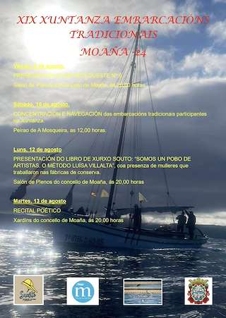Fechas, información, programa, cartel, imágenes, mapa y ubicación de XIX Encontro de Embarcacións Tradicionais  en  Moaña