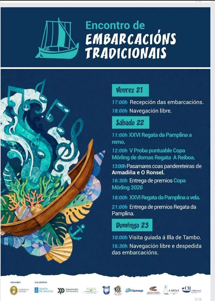 Encontro de Embarcacións Tradicionais (2026) en Poio