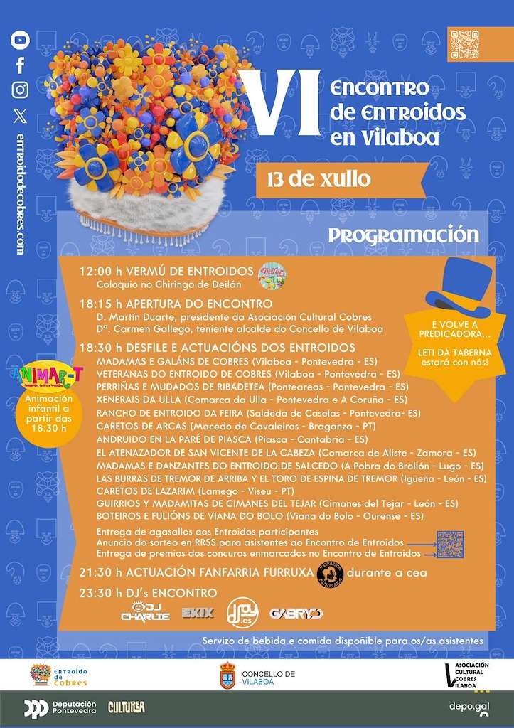 VI Encontro de Entroidos en Vilaboa