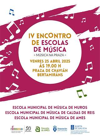 Fechas, información, programa, cartel, imágenes, mapa y ubicación de IV Encontro de Escolas Municipais de Música   en  Ames