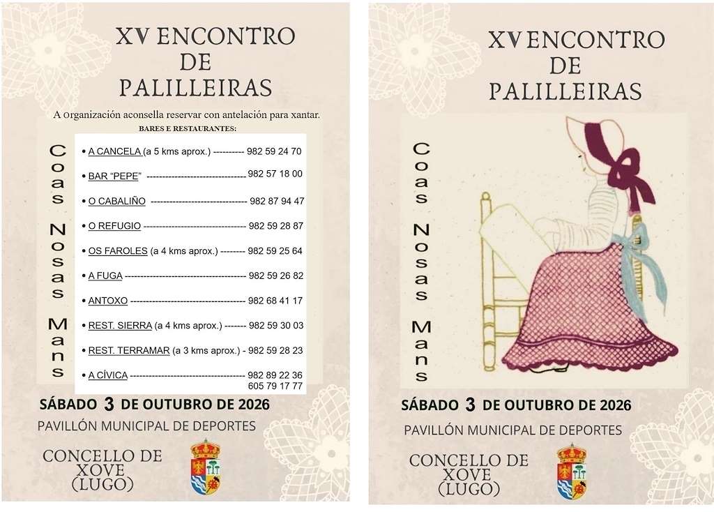 XV Encontro de Palilleiras (2026) en Xove