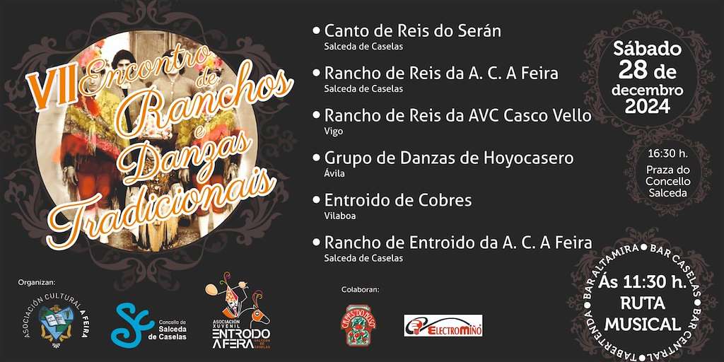 VII Encontro de Ranchos Tradicionais en Salceda de Caselas