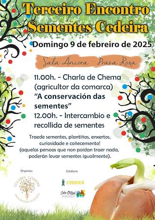 Fechas, información, programa, cartel, imágenes, mapa y ubicación de III Encontro de Sementes   en  Cedeira