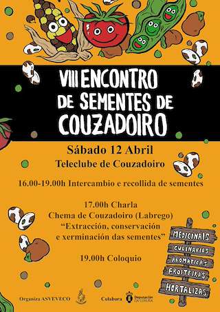Fechas, información, programa, cartel, imágenes, mapa y ubicación de VIII Encontro de Sementes de Couzadoiro  en  Ortigueira