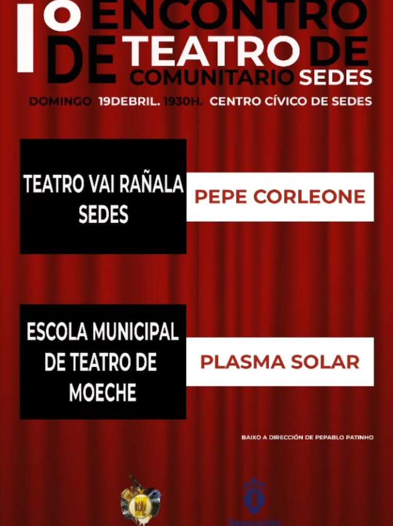 I Encontro de Teatro Comunitario de Sedes (2026) en Narón