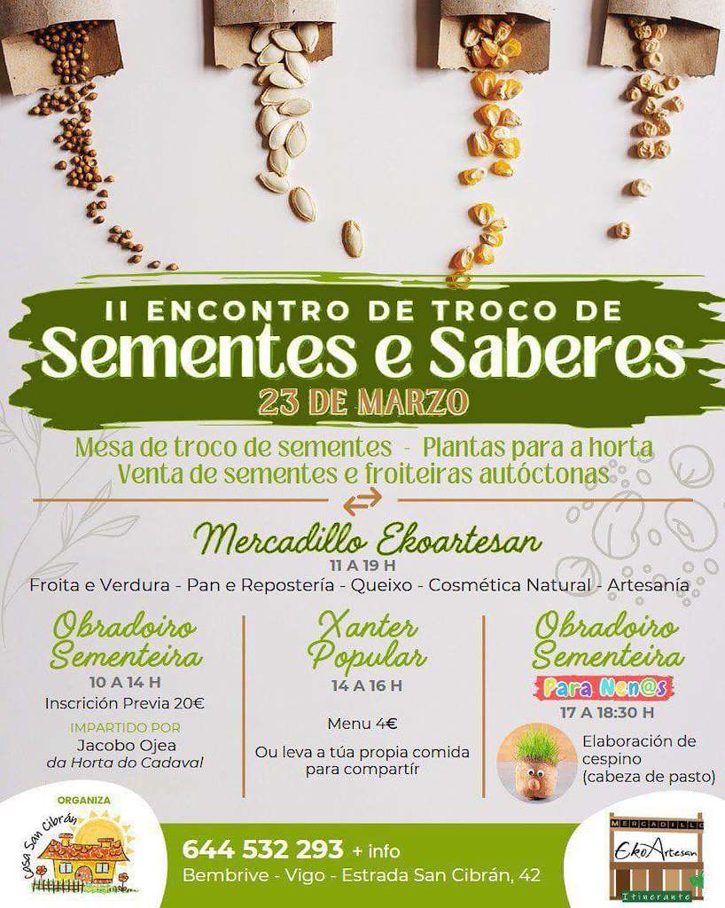 II Encontro de Troco de Sementes e Saberes  en Vigo