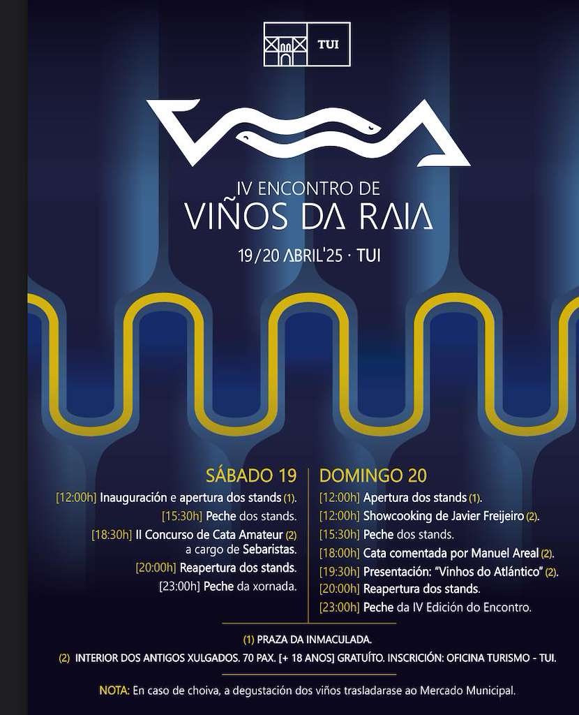 III Encontro de Viños da Raia (2024) en Tui