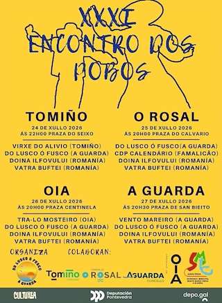 Fechas, información, programa, cartel, imágenes, mapa y ubicación de XXXI Encontro dos Pobos (2026)  en  A Guarda