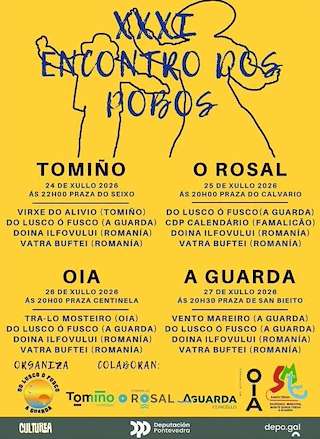 Fechas, información, programa, cartel, imágenes, mapa y ubicación de XXXI Encontro dos Pobos (2026)  en  O Rosal