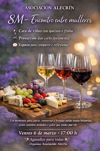 Fechas, información, programa, cartel, imágenes, mapa y ubicación de Encontro Entre Mulleres da Asociación Alecrín  (2026)  en  Melide