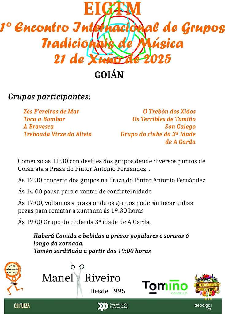 I Encontro Internacional de Grupos Tradicionais de Música de Goián en Tomiño