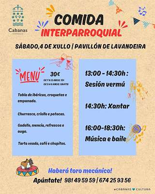 Fechas, información, programa, cartel, imágenes, mapa y ubicación de II Encontro Interparroquial  (2026)  en  Cabanas
