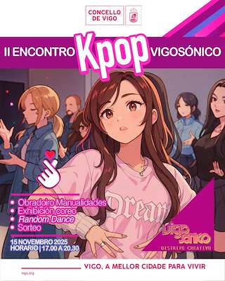 Fechas, información, programa, cartel, imágenes, mapa y ubicación de II Encontro Kpop Vigosónico (2025)