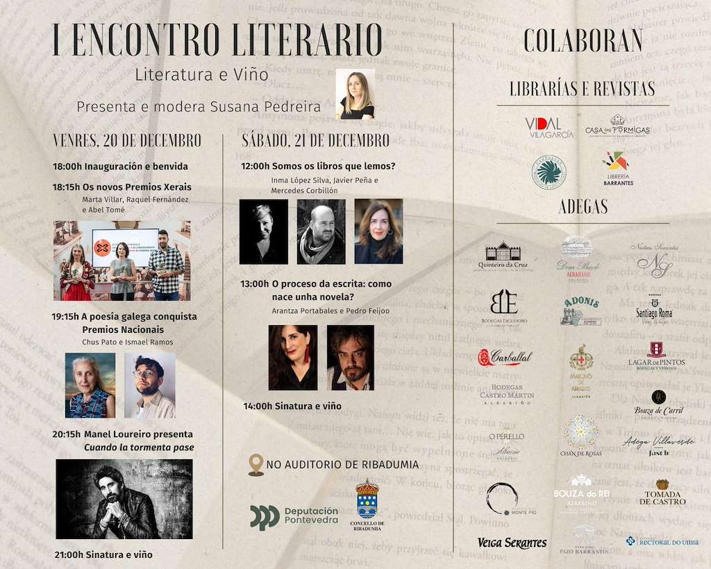I Encontro Literario - Literatura e Vino en Ribadumia