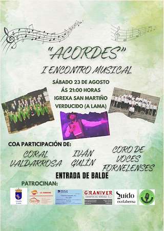 Fechas, información, programa, cartel, imágenes, mapa y ubicación de I Encontro Musical Acordes  en  A Lama