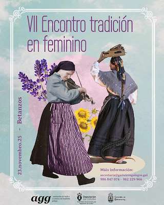 Fechas, información, programa, cartel, imágenes, mapa y ubicación de VII Encontro Tradición en Feminino (2025)  en  Betanzos