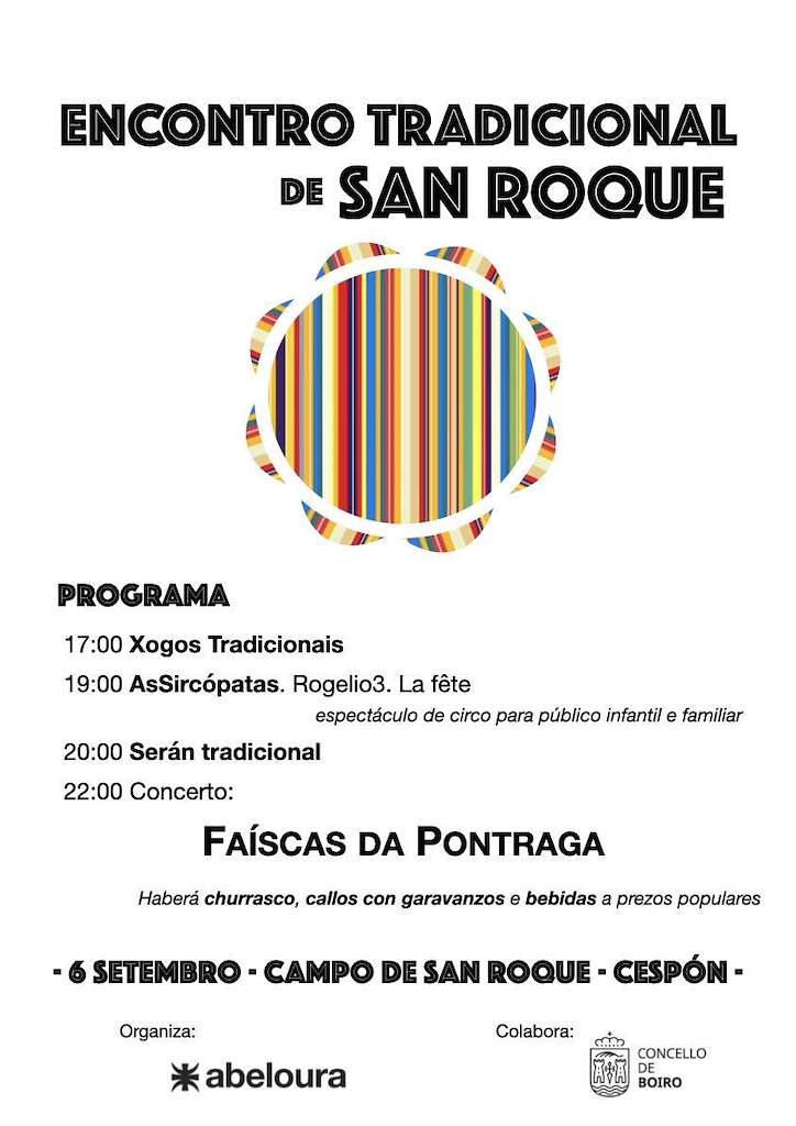 V Encontro tradicional de San Roque en Boiro