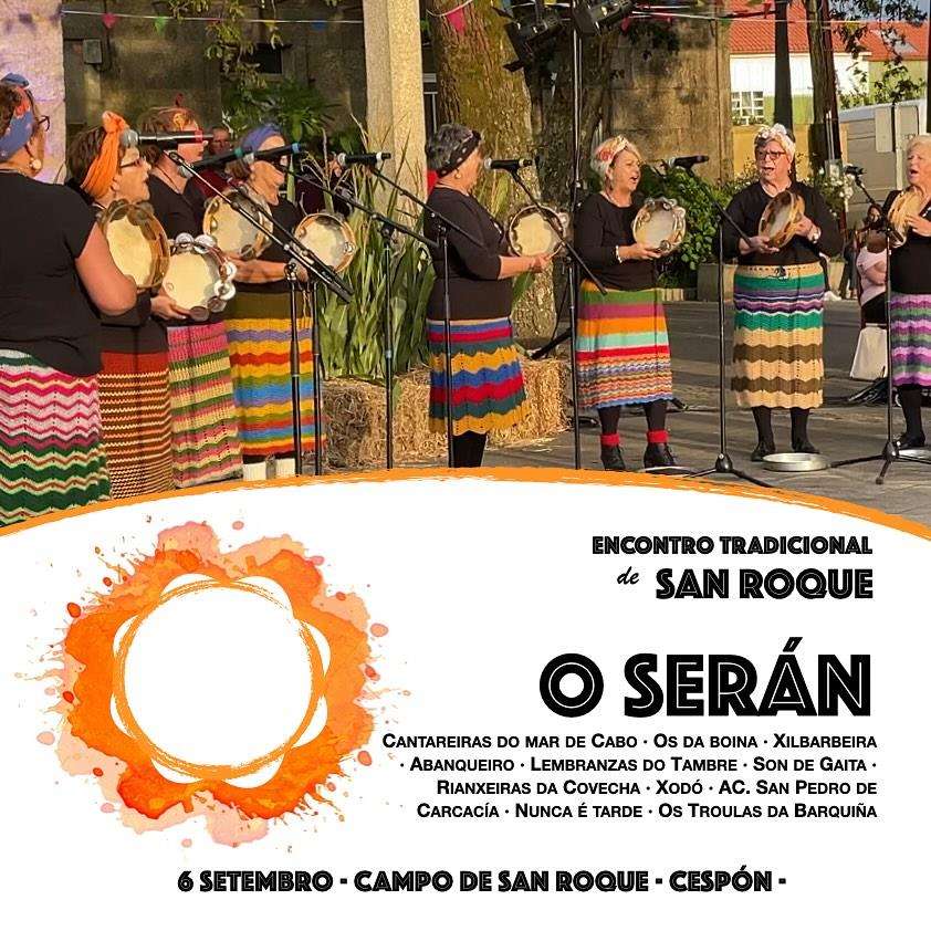 Encontro tradicional de San Roque de Cespón en Boiro